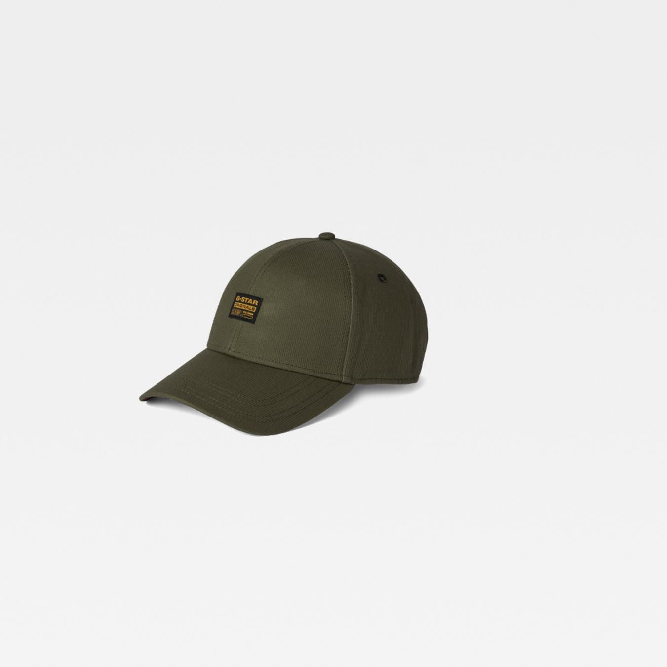 G-Star Originals 6-Panel Baseball Cap in Shadow Olive Cotton